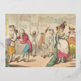 Moda - Postales de vacaciones de Relieve metalizad