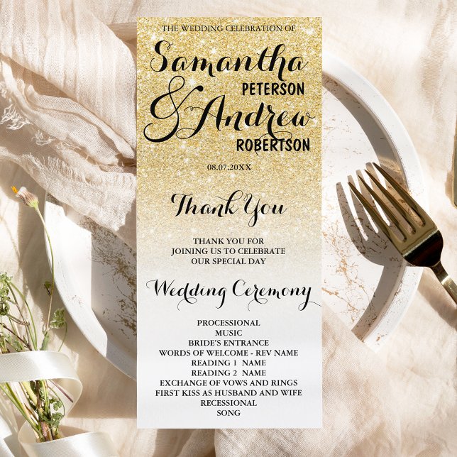 Moda purpurina de oro falso Programa de matrimonio (Subido por el creador)