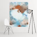 Moda Resumen Patrón de arte de pintura de fusión i<br><div class="desc">Hermosa siena contemporánea y marrón oscuro, beige taupé, azul verde azulado y pizarra, blanco y gris color masculino de pinceladas de pincel pintado patrón de arte. Diseño ornado, elegante, elegante y ecléctico colorido para el diseñador artístico de interiores, el decorador artístico de decoración, el popular hilo de moda de cadera,...</div>