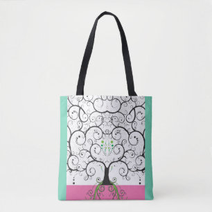 Moda reutilizable de la Bolsa de Tote de árbol de