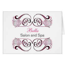 moda rosa en blanco y negro Empresas Gracias Carta