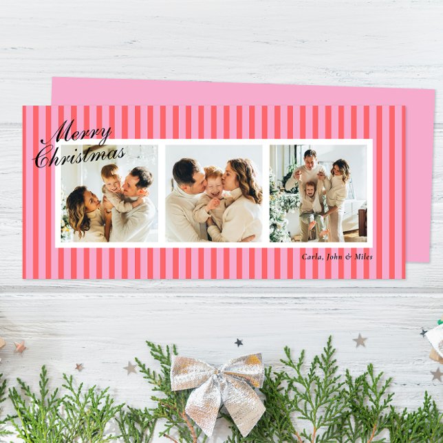 Moda rosa y coral Rayas verticales 3 Foto (Subido por el creador)