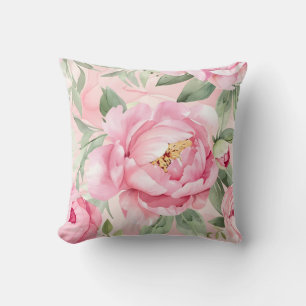 Moda Rubor Blooms, A 16x16 almohada floral botánic