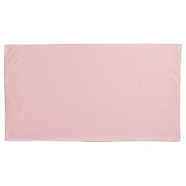Moda Rubor Funda de almohada rosa en tamaño King