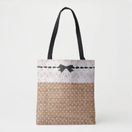 Moda Rusa Bolsa De Tote De Punto Polka