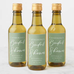 Moda Sage Green Bridal Shower Personalizada