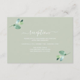 Moda Script Eucalyptus Foliage Wedding Recepcion