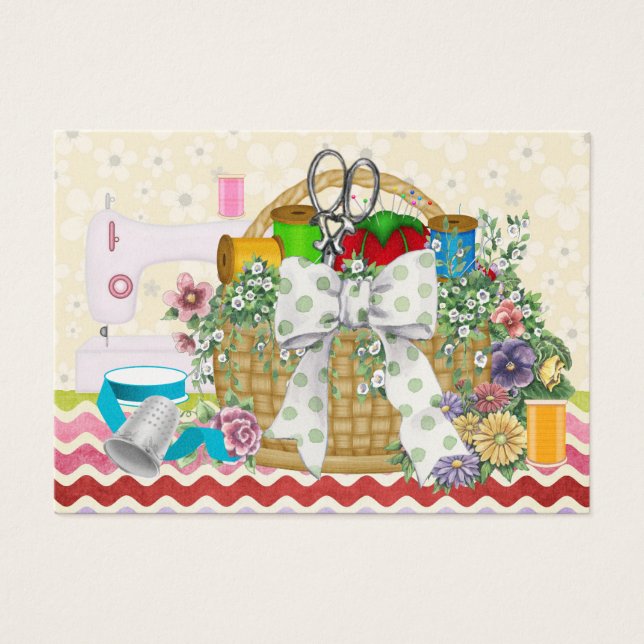 Moda / Seamstress / Cesta de coser - SRF (Frente)