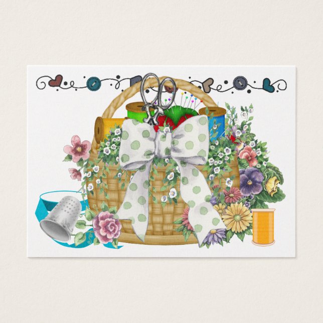 Moda / Seamstress / Cesta de coser - SRF (Frente)