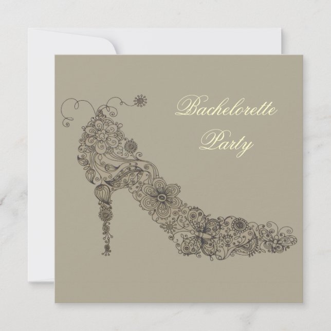 Moda Shoe ~ Invitaciones (Anverso)
