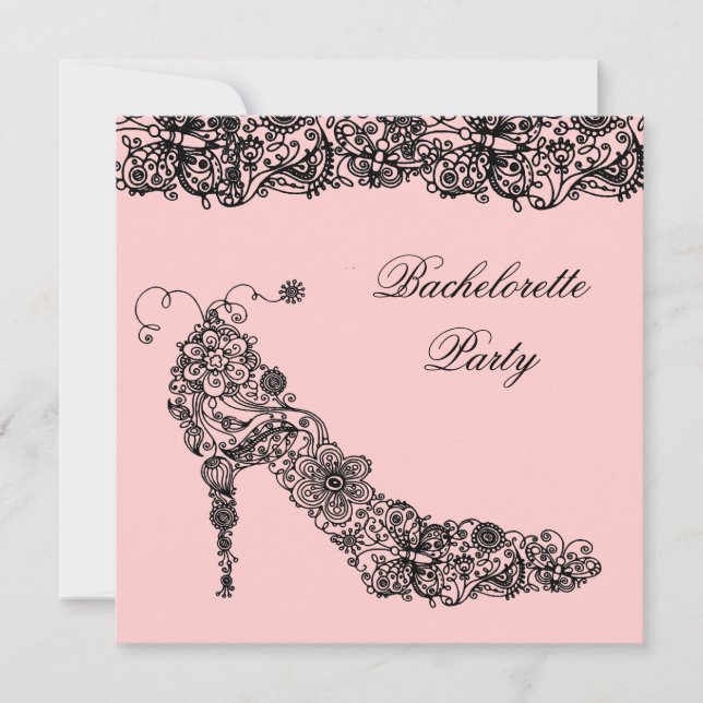 Moda Shoe ~ Invitaciones (Anverso)