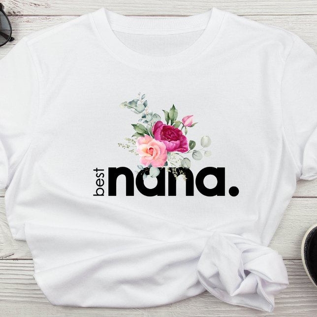 Moda simple mejor camiseta básica de mujer nana (Subido por el creador)