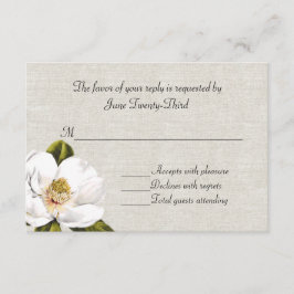 Moda Southern Magnolias Boda Respuesta RSVP
