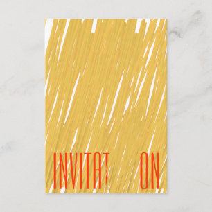 Moda Spaghetti Pasta Invitación a la cena italiana