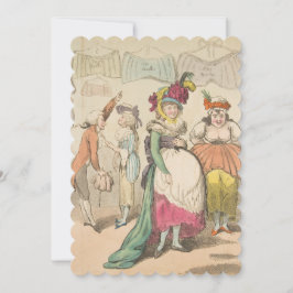 Moda - Tamaño plano de la invitación 12,7 cm x 17,