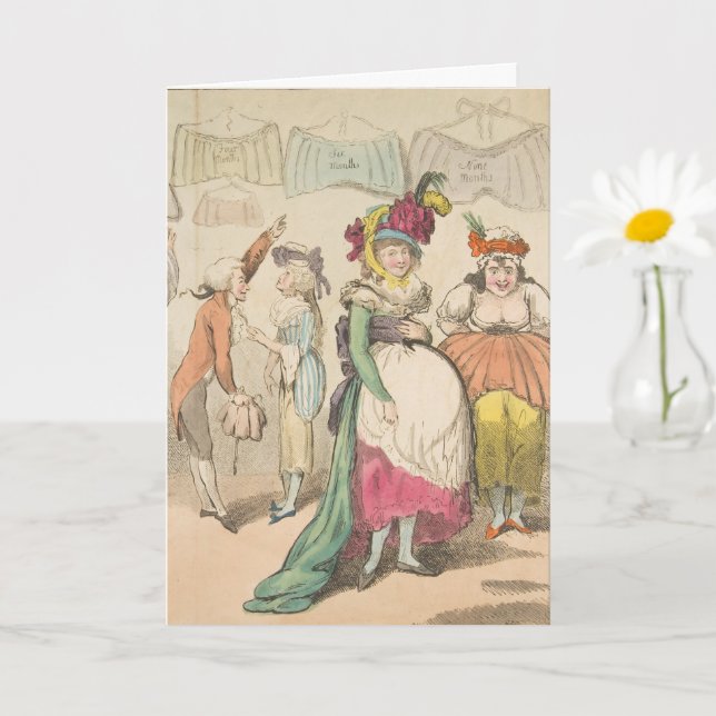 Moda - Tarjeta de Felicitación Plegada (Planta pequeña)