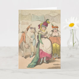 Moda - Tarjeta de Felicitación Plegada