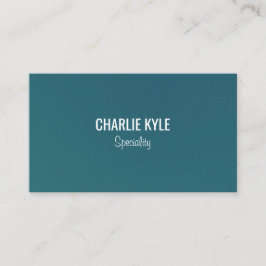 Moda tarjeta de visita mate azul de la gasolina mi