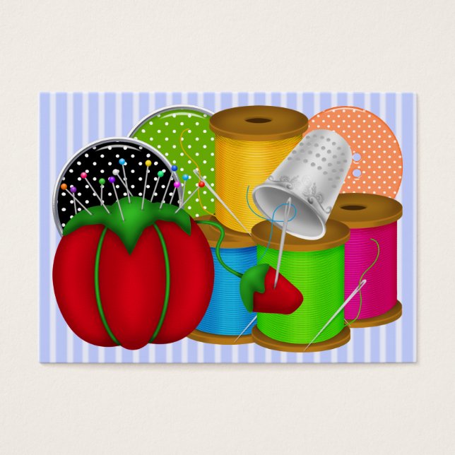 Moda - Tarjeta Seamstress / Etiqueta - SRF (Frente)