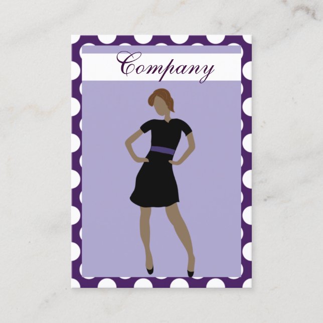 Moda Tarjetas de visita (Anverso)