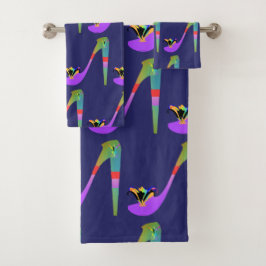 Moda Tos Altos 3 Piezas Toalla de baño de algodón 