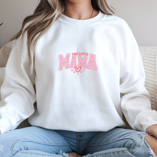 Moda Una Mamá Amada Imprimir Sudadera