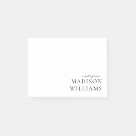 Moda Una Nota De Las Notas Post-it De La Tipografí