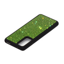 Moda Verde Peridot Crystal Galaxy S20 Ultra Funda