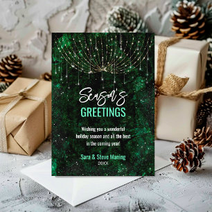 Moda verde purpurinas Navidades luces año nuevo