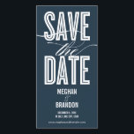 Moda Vintage Guardar Las Tarjetas Fotos De Fecha<br><div class="desc">Estas tarjetas de moda y fotos modernas le piden a sus huéspedes que guarden la fecha para su gran día. Disponible en otros colores (se aceptan peticiones de color personalizado).</div>