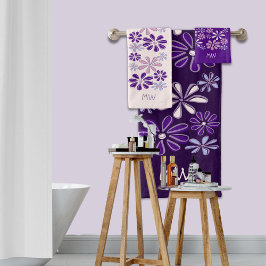 Moda Violeta Rosada Doodle de Flor de Índigo Indig