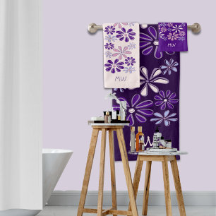 Moda Violeta Rosada Doodle de Flor de Índigo Indig