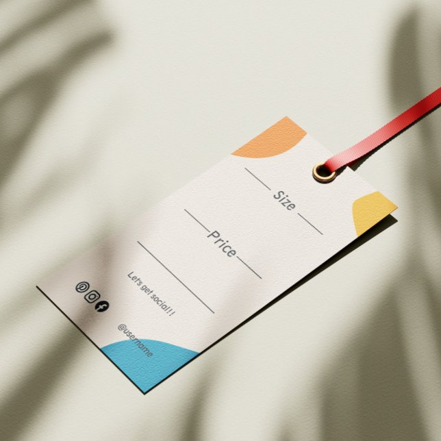 Moda Y Diseño De Moda Producto Empaquetado Etiquet (Chic And Trendy Design Product Packaging Hang Tag)