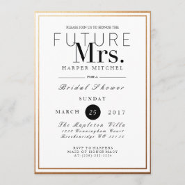 Moda y ducha formal de novias | Invitación al Reli
