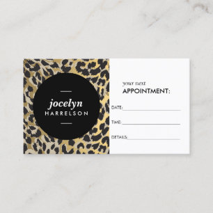 Moda y elegante cita de impresión de Leopardo de o