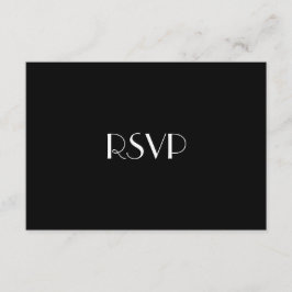 Moda y moderna boda gay Tuxedo RSVP