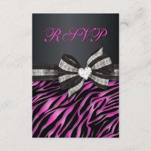 Moda Zebra RSVP con ceño de cebada