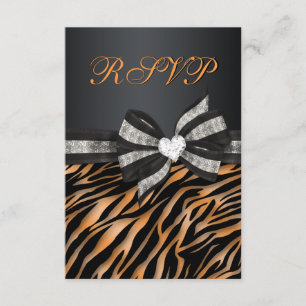 Moda Zebra RSVP con ceño de cebada