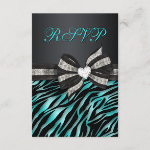 Moda Zebra RSVP con ceño de cebada