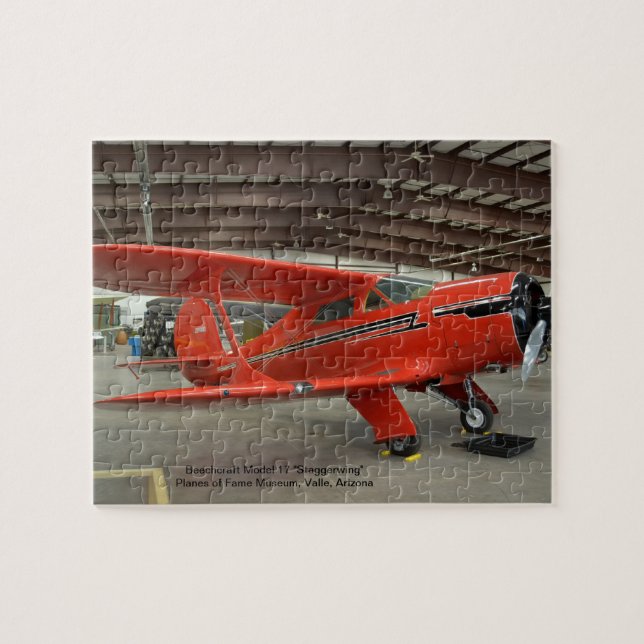 Modelo 17" de Beechcraft rompecabezas de (Horizontal)