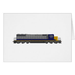 modelo 3D: Motor del tren: Ferrocarril: