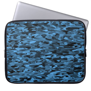 Modelo abstracto Bolsa electrónica azul negro