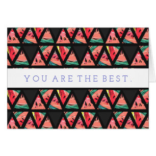 Modelo abstracto dibujado mano de la sandía