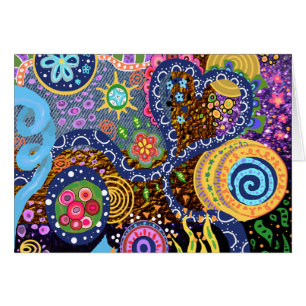 Modelo abstracto psicodélico