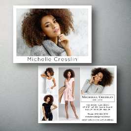 Modelo Actor 5 Fotografía De Tarjeta Comp De Dos L