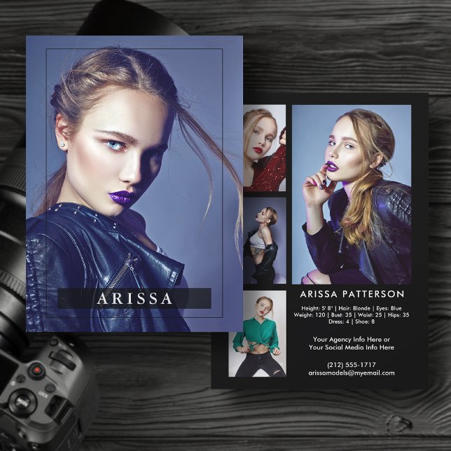 Modelo Actor Pro 5.5x7.5 Tarjeta Comp/Zed 5 Foto (Available in high quality print or digital download for quick messaging, email or self printing.)