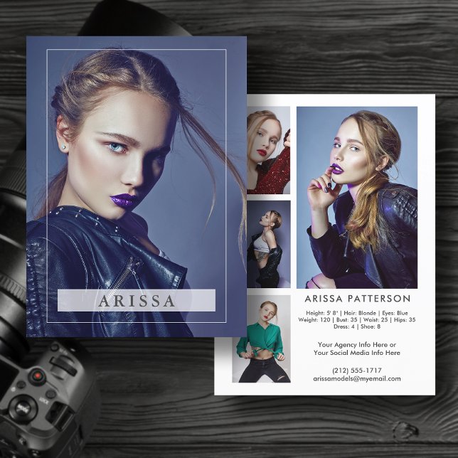 Modelo Actor Pro 5.5x7.5 Tarjeta Comp/Zed 5 Foto (Available in high quality print or digital download for quick messaging, email or self printing.)