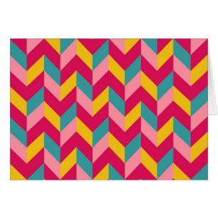 Modelo amarillo azulverde rosado de Chevron de la
