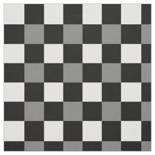 Modelo blanco negro de la tela escocesa de la