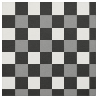 Modelo blanco negro de la tela escocesa de la